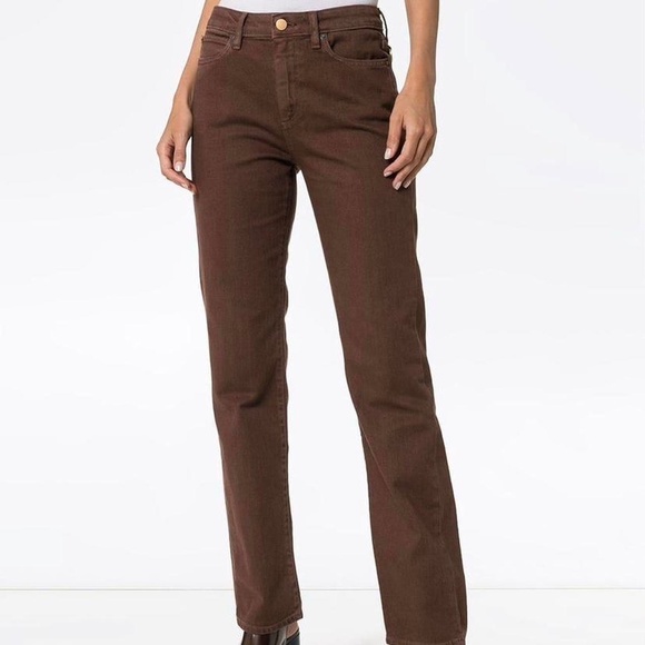Simon Miller Denim - Simon Miller Straight Leg Jeans in Brown Size 27